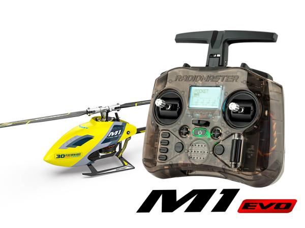 OMPHOBBY OMP Heli M1 EVO yellow with Transmitter # OSHM0035