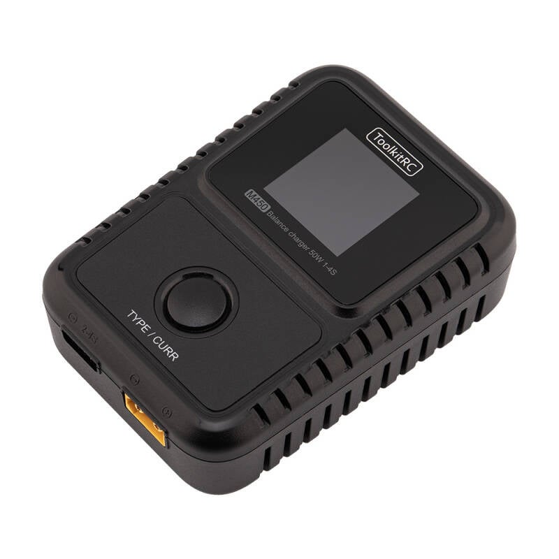 ToolkitRC M450 – 1-4S / 5A / 50W Compact AC Smart Charger