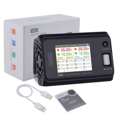 ToolkitRC M6D Dual Output AC/DC Charger – 1–6S LiPo/LiHV/LiFe