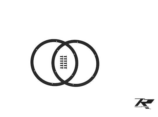Tail drive CNC pulley flange TR731-102 Tron 7.0 Elite