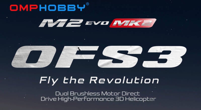 OMPHOBBY OMP Heli M2 EVO MK2 Helicopter orange # OSHM0040
