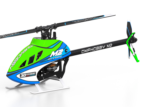 OMPHOBBY OMP Heli M2 V3 PRO Micro Helicopter Velocity-Green Velocity Green