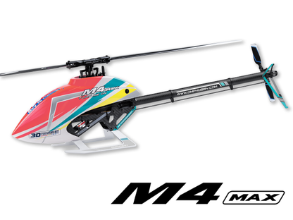 OMPHOBBY OMP Heli M4 MAX KIT Red 420 Helicopter