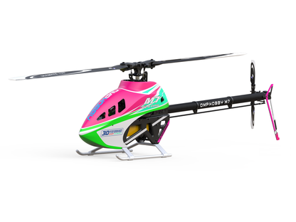 OMPHOBBY OMP Heli M7 KIT with RT Rotorblade — Pink