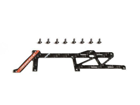 OMPHOBBY M1 EVO Fuselage Left Carbon Fiber Board set (Charm Orange) # OSHM1214O