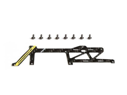 OMPHOBBY M1 EVO Fuselage Left Carbon Fiber Board set (Racing Yellow) # OSHM1214Y