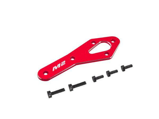 OMPHOBBY M2 EVO Tail Motor Reinforcement Plate set-Red # OSHM2318R