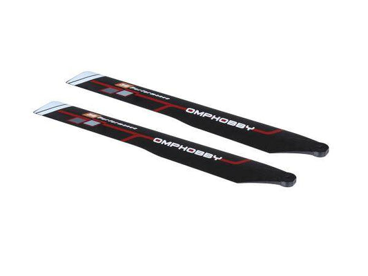 OMPHOBBY M2 EVO Main Blades-Glamour Red # OSHM2321R