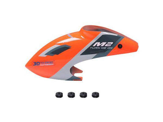OMPHOBBY M2 EVO Canopy set-Charm Orange # OSHM2323O