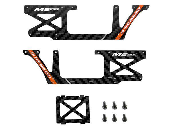 OMPHOBBY M2 EVO Fuselage Carbon panel set -Orange # OSHM2326O