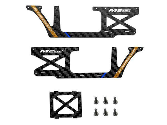 OMPHOBBY M2 EVO Fuselage Carbon panel set -White # OSHM2326W