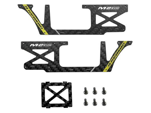 OMPHOBBY M2 EVO Fuselage Carbon panel set -Yellow # OSHM2326Y