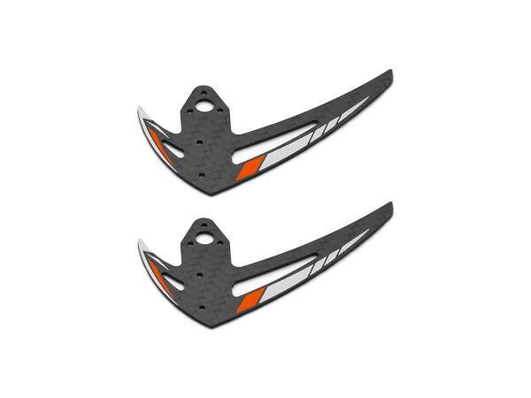 OMPHOBBY M2 EVO Vertical Stabilizer set-Charm Orange # OSHM2328O