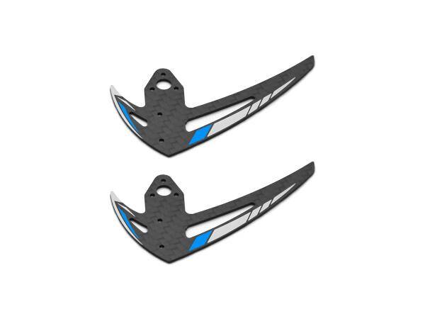 OMPHOBBY M2 EVO Vertical Stabilizer set-Elegant White # OSHM2328W