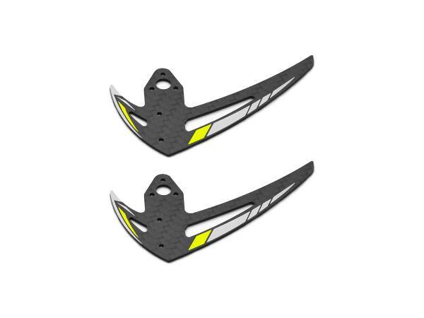 OMPHOBBY M2 EVO Vertical Stabilizer set-Racing Yellow # OSHM2328Y
