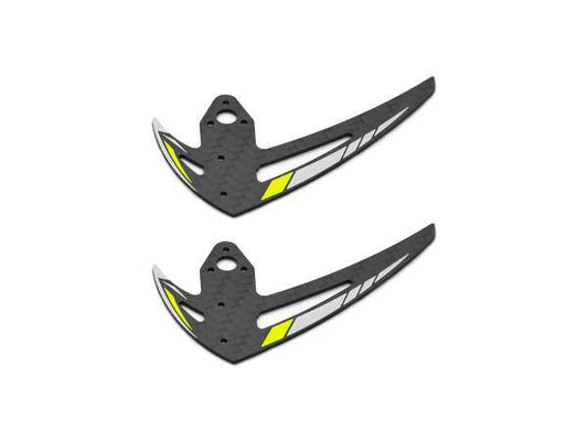 OMPHOBBY M2 EVO Vertical Stabilizer set-Racing Yellow # OSHM2328Y
