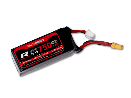 OMPHOBBY M2 EVO battery 11.1V 3S 750mah # OSHM2329