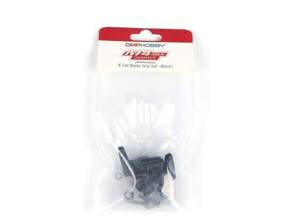 OMPHOBBY M4 MAX Tail Blade Grip Set (Black) # OSHM4X018