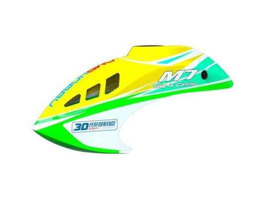 OMPHOBBY M7 Canopy Lime Yellow # OSHM7003