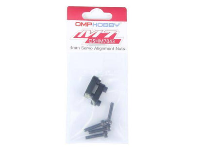 OMPHOBBY M7 4mm Servo Alignment Metal Nuts # OSHM7043