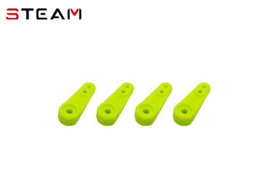 AK4064HL AK420 Plastic servo arm/25T/Yellow green