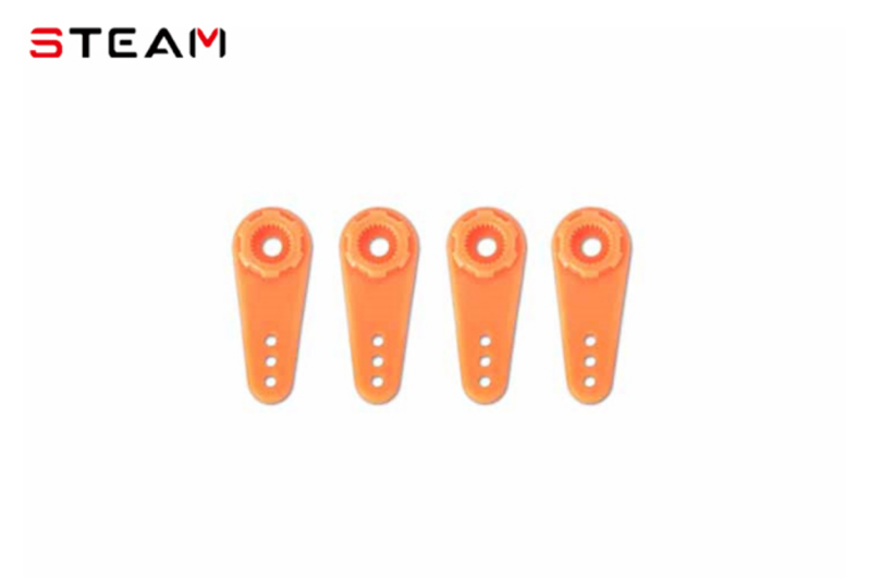 MK6005B AK420 Plastic Tail servo arm/25T/Orange