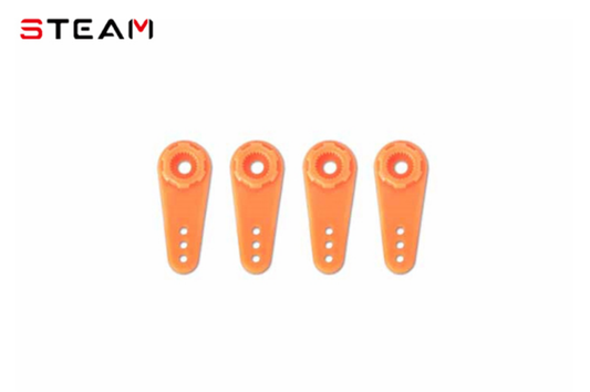 MK6005B AK420 Plastic Tail servo arm/25T/Orange