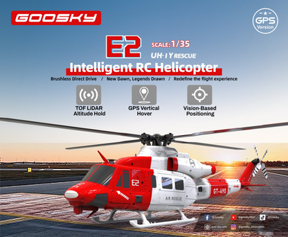 Goosky E2 UH-1Y Rescue - GPS Version Scale Model - RTF MODE 1