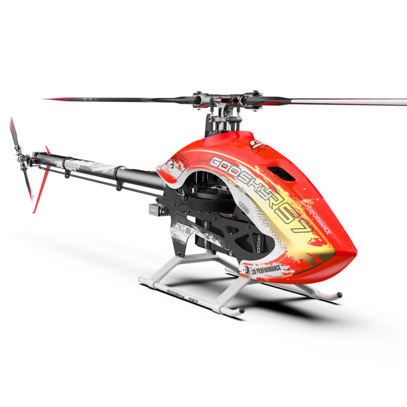 Goosky RS7 ULTRA Helicopter Kit w/o Blades - Orange