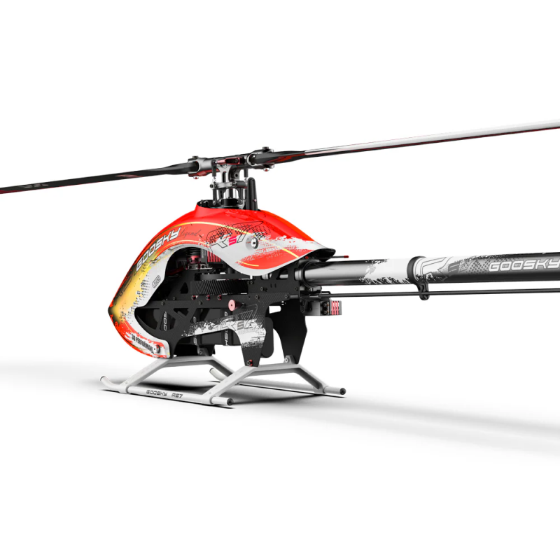 Goosky RS7 ULTRA Helicopter Kit with Azure 700/105 Blades - Orange