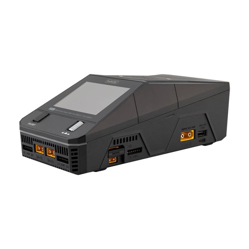 ToolkitRC Q6AC Quad Charger. Compatible XT60 and XT30 Max.1000W Smart Charger AC/DC