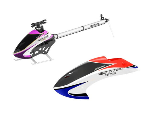 XLPower Specter 700V2 Ultimate KIT Helicopter (red/blue ultimate canopy)