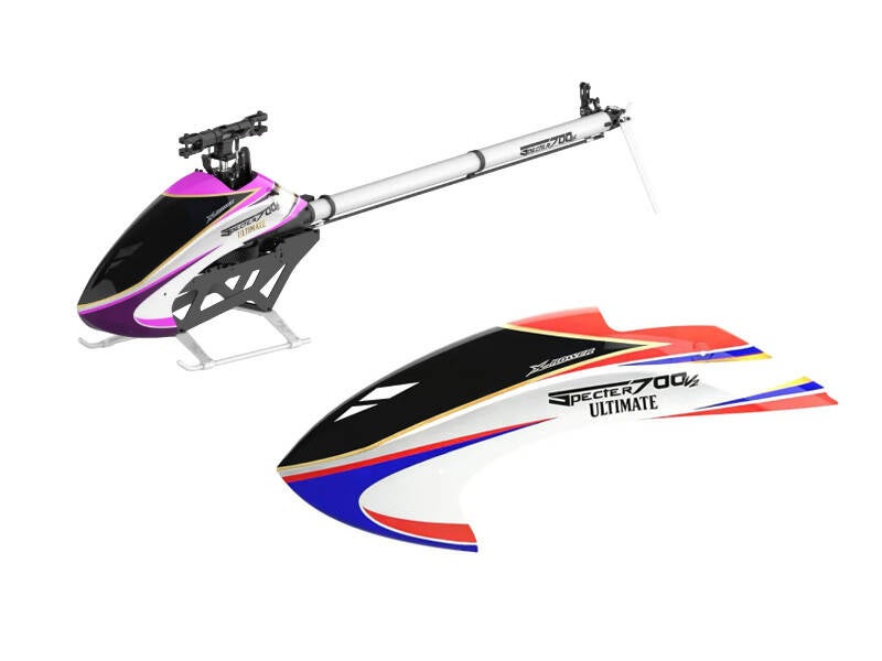 XLPower Specter 700V2 Ultimate KIT Helicopter (red/blue 2 ultimate canopy)