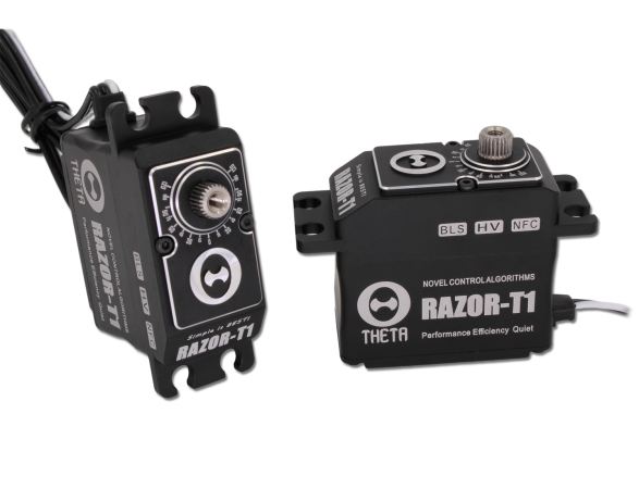 THETA RAZOR-T1B NFC HV Standard Brushless Tail Servo 550-800 size (black color)
