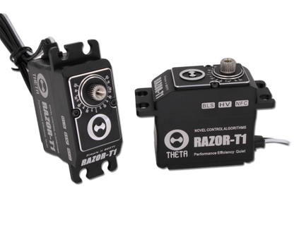 THETA RAZOR-T1B NFC HV Standard Brushless Tail Servo 550-800 size (black color)