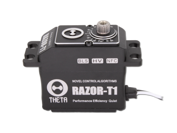 THETA RAZOR-T1B NFC HV Standard Brushless Tail Servo 550-800 size (black color)