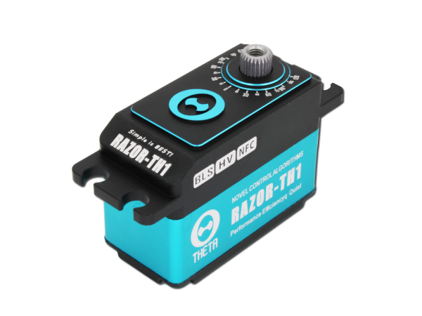 THETA RAZOR-TH1 Standard Low-Profile Brushless HV Servo with NFC - Tail 550-800 size Black color