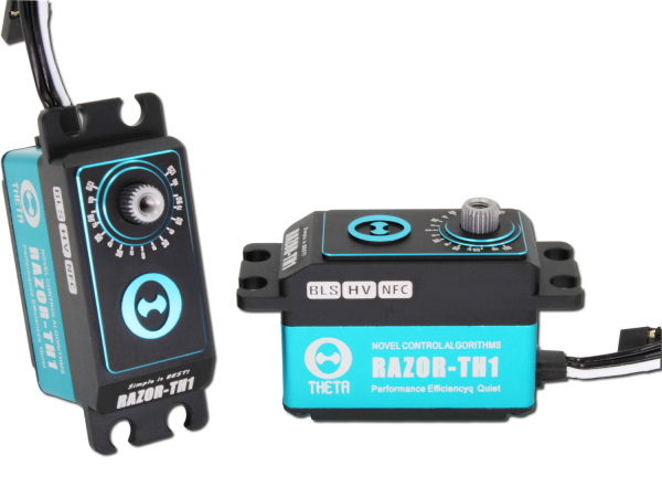 THETA RAZOR Low-Profile HELI SET 3x DH1 / 1x TH1 Brushless HV Servo with NFC