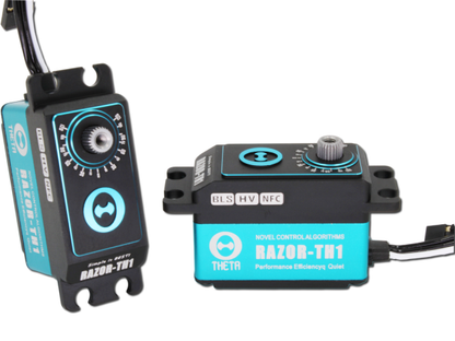 THETA RAZOR-TH1 Standard Low-Profile Brushless HV Servo with NFC - Tail 550-800 size Black color