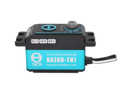 THETA RAZOR-TH1 Standard Low-Profile Brushless HV Servo with NFC - Tail 550-800 size Black color