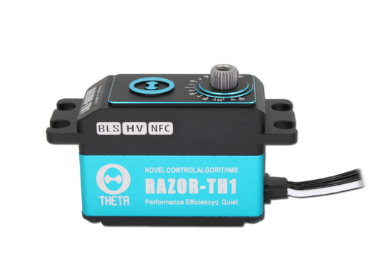 THETA RAZOR-TH1 Standard Low-Profile Brushless HV Servo with NFC - Tail 550-800 size Black color